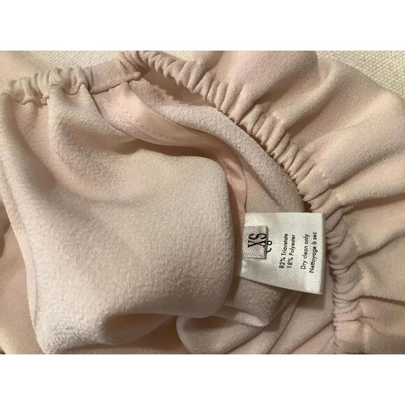 Co Women's Pink Blouse Size XS Jewel Neckline Flowy - Picture 4 of 4